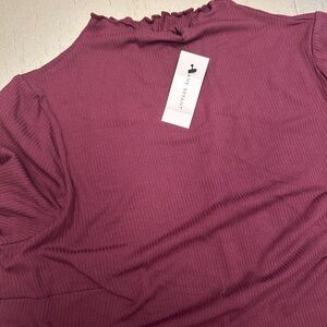 Lane Bryant ribbed knit midi dress